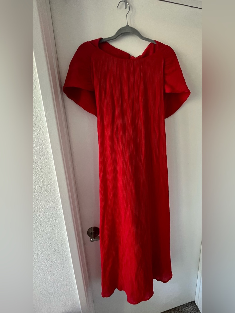 Cult Gaia Artemisia Ruby Red Cape Dress, large, new with tags! - Picture 7 of 11
